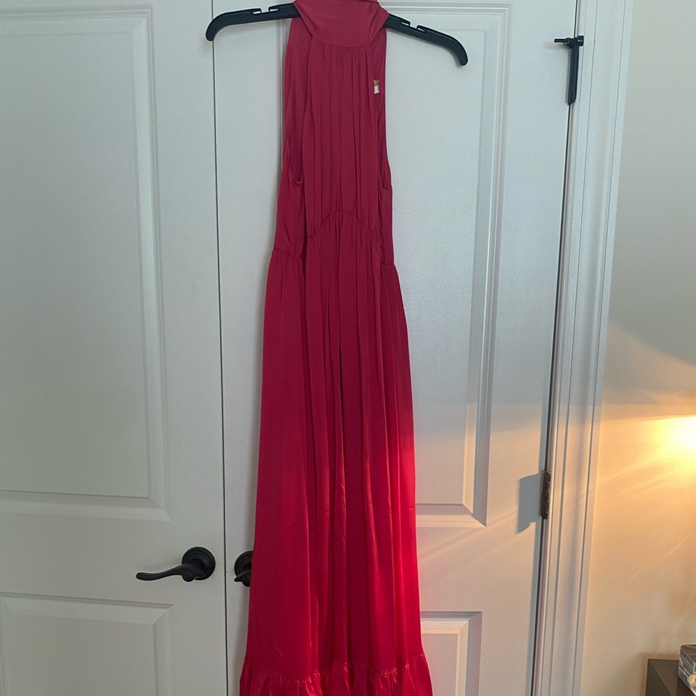 Wedding Guest Dress, NWT fuschia silk gown, Zimmerman, perfect for Fall Wedding